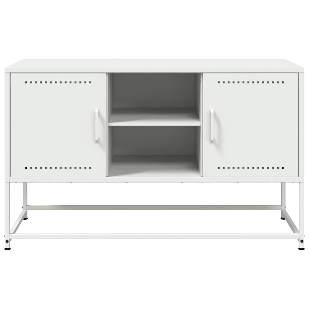 TV ormarić bijeli 100,5 x 39 x 60,5 cm čelični