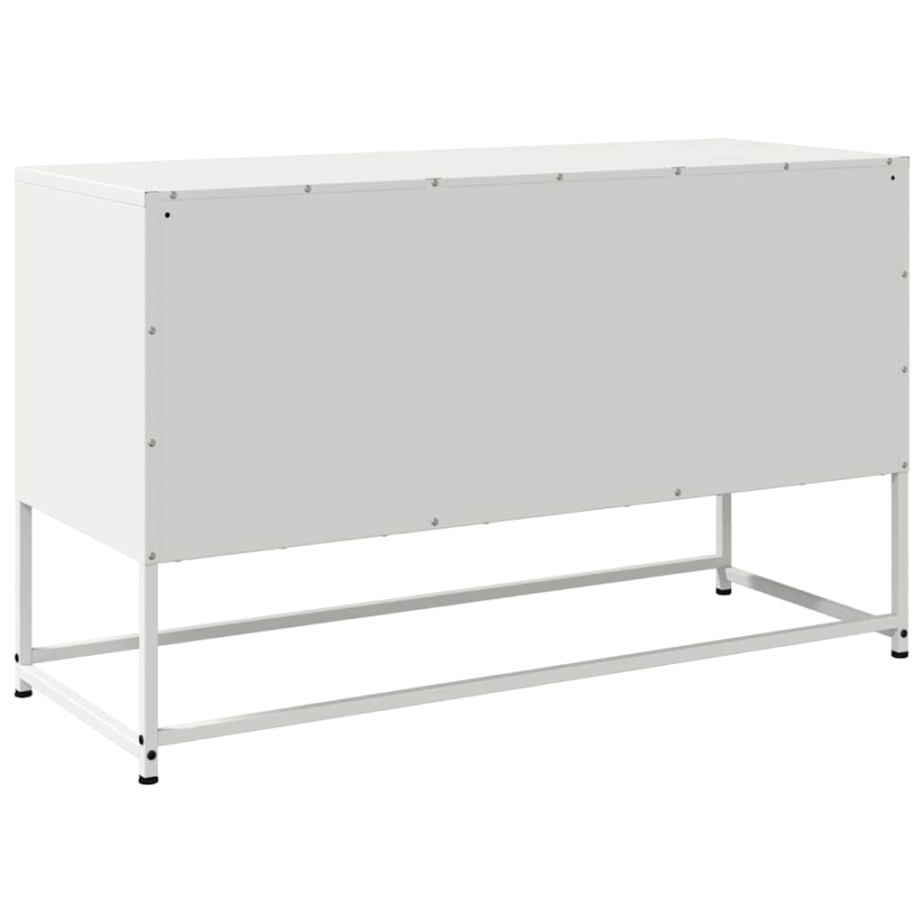TV ormarić bijeli 100,5 x 39 x 60,5 cm čelični