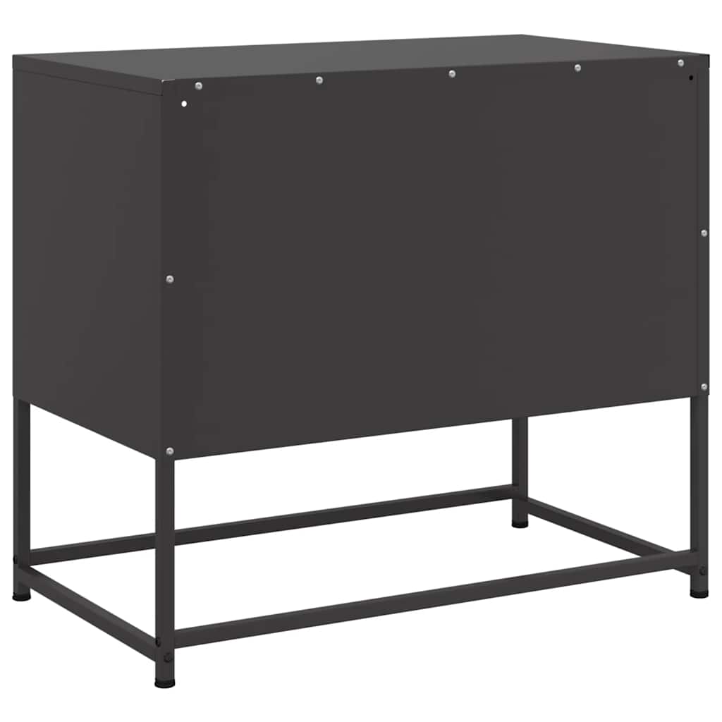 TV ormarić crni 68x39x60,5 cm čelični