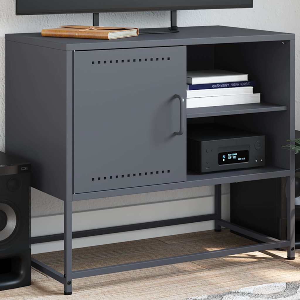 TV ormarić antracit 68x39x60,5 cm čelik