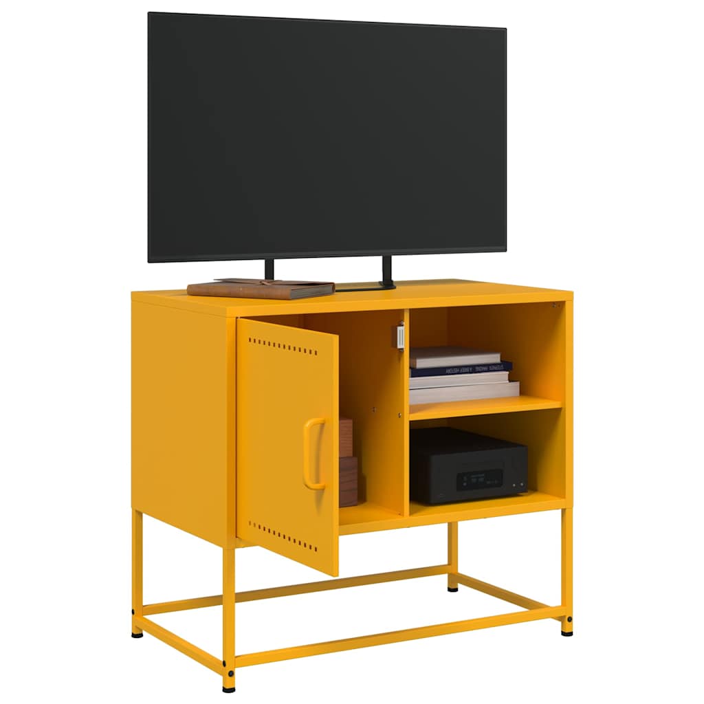 TV ormarić boja senfa 68x39x60,5 cm čelični