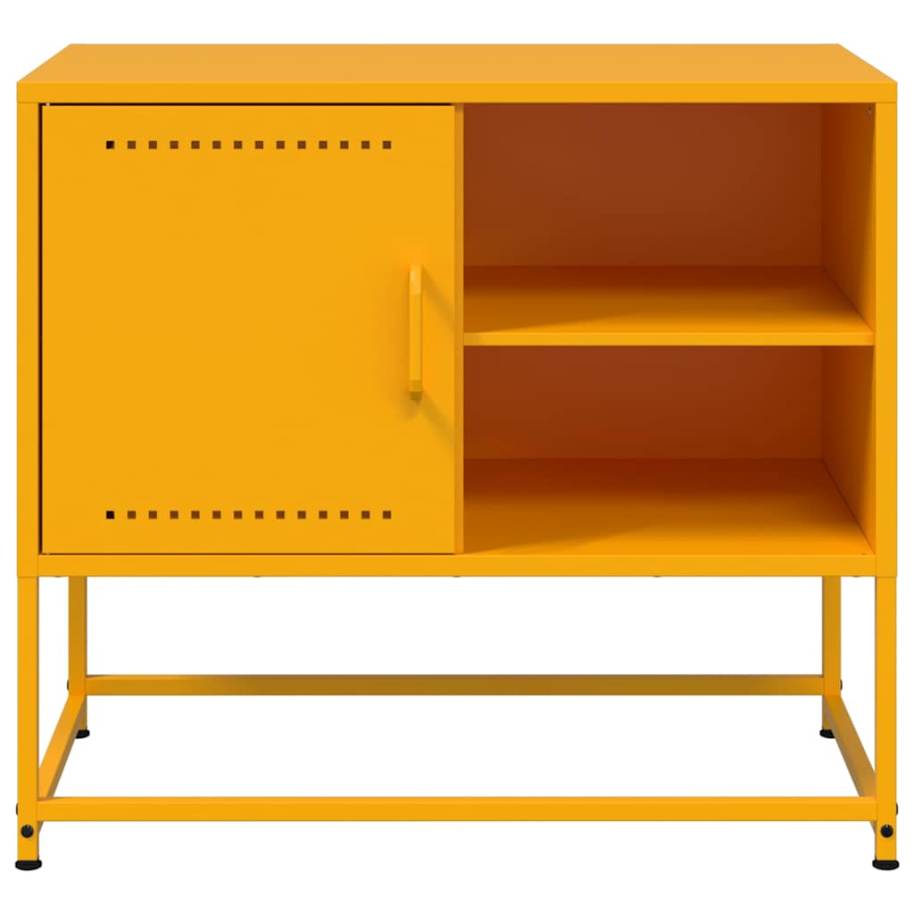 TV ormarić boja senfa 68x39x60,5 cm čelični