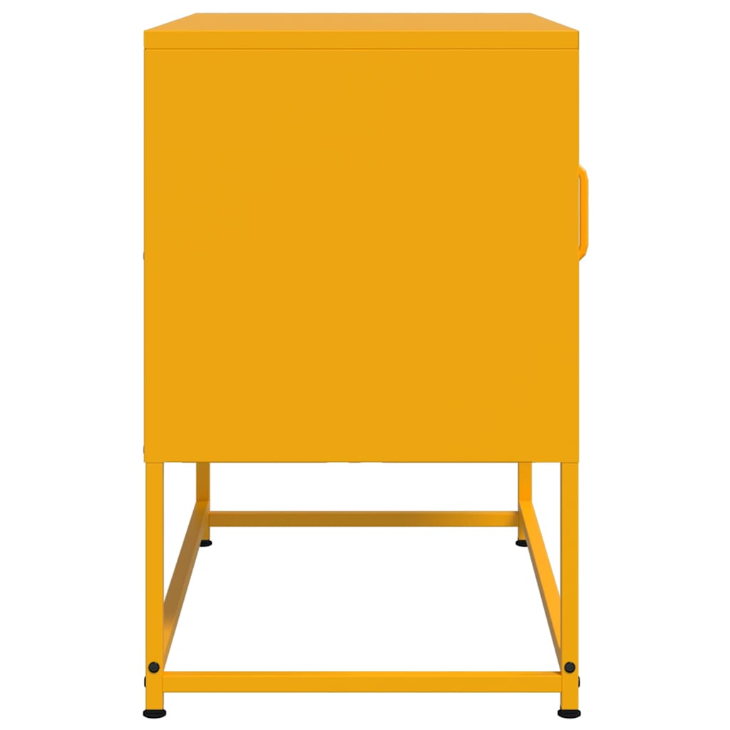TV ormarić boja senfa 68x39x60,5 cm čelični