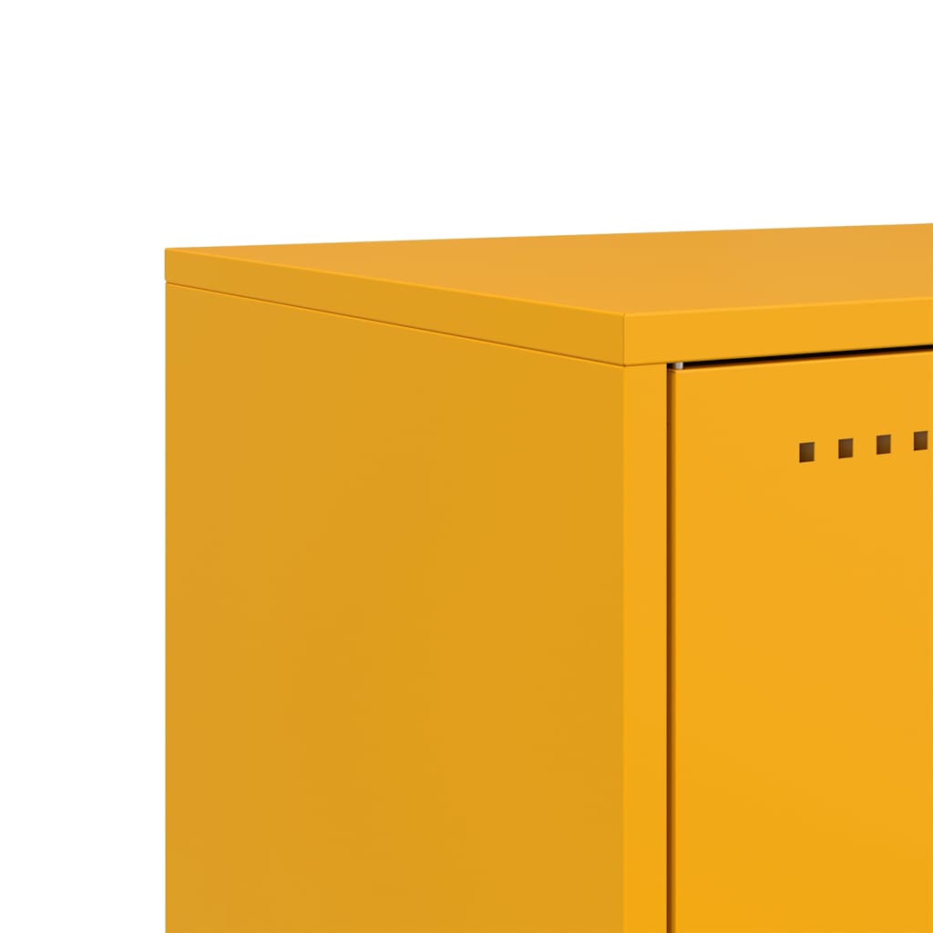 TV ormarić boja senfa 68x39x60,5 cm čelični