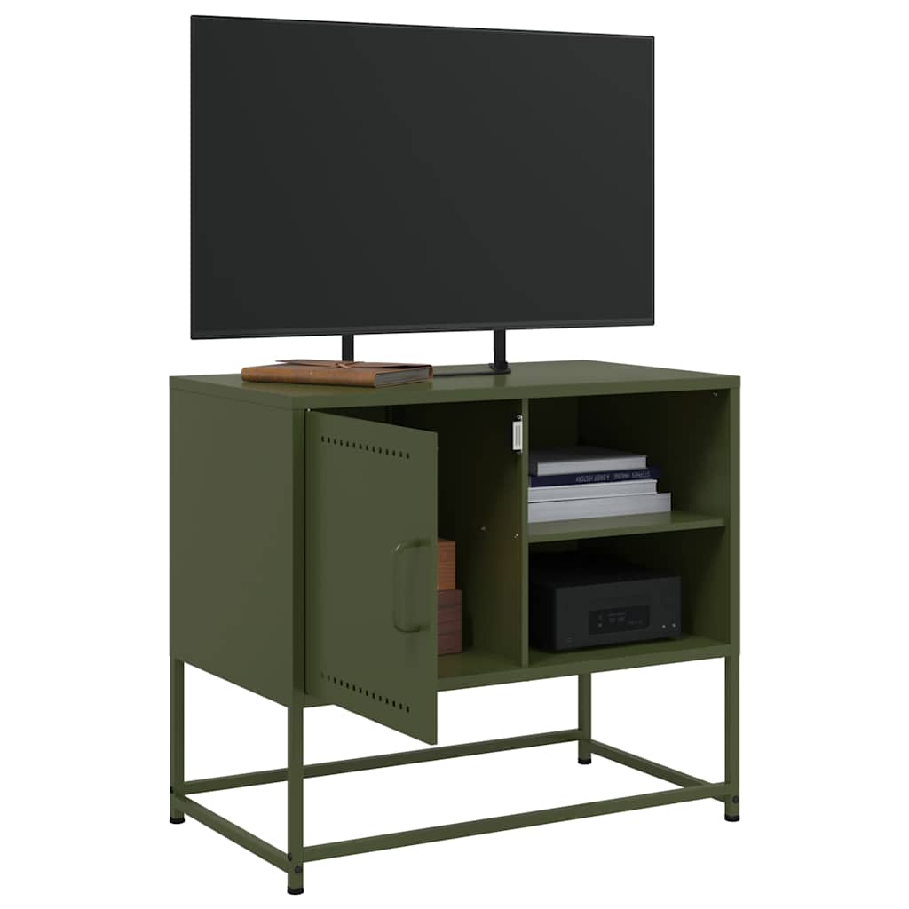TV ormarić maslinastozeleni 68x39x60,5 cm čelični