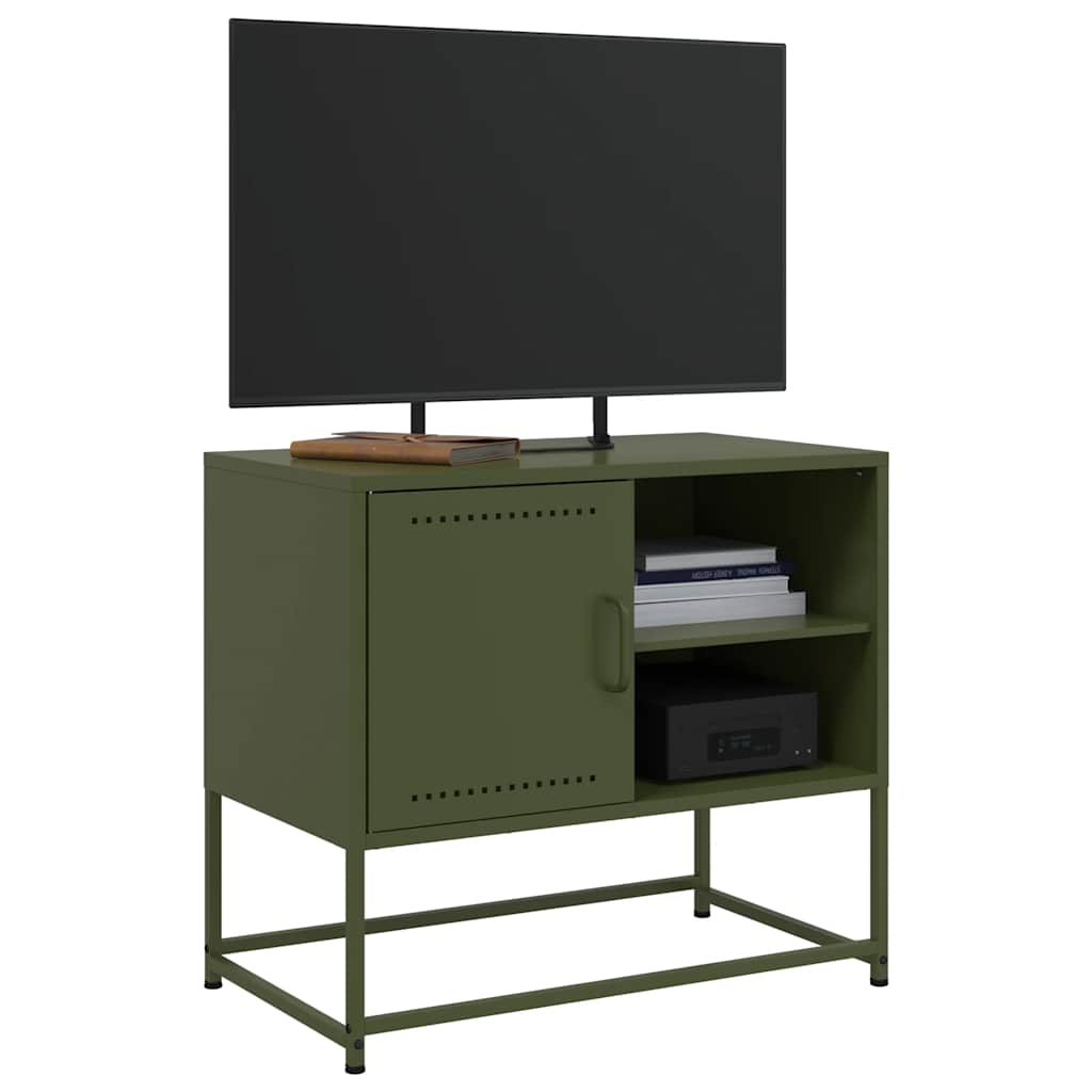 TV ormarić maslinastozeleni 68x39x60,5 cm čelični