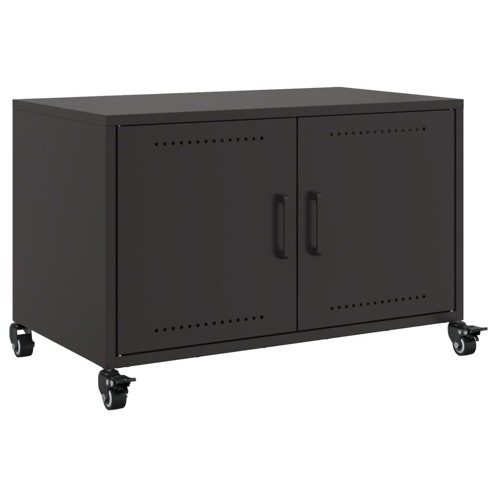 TV ormarić crni 68 x 39 x 43,5 cm čelik