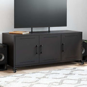 TV ormarić crni 100,5x39x43,5 cm čelik