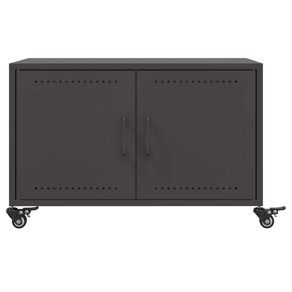 Stolić za kavu crni 68x50x43,5 cm od čelika