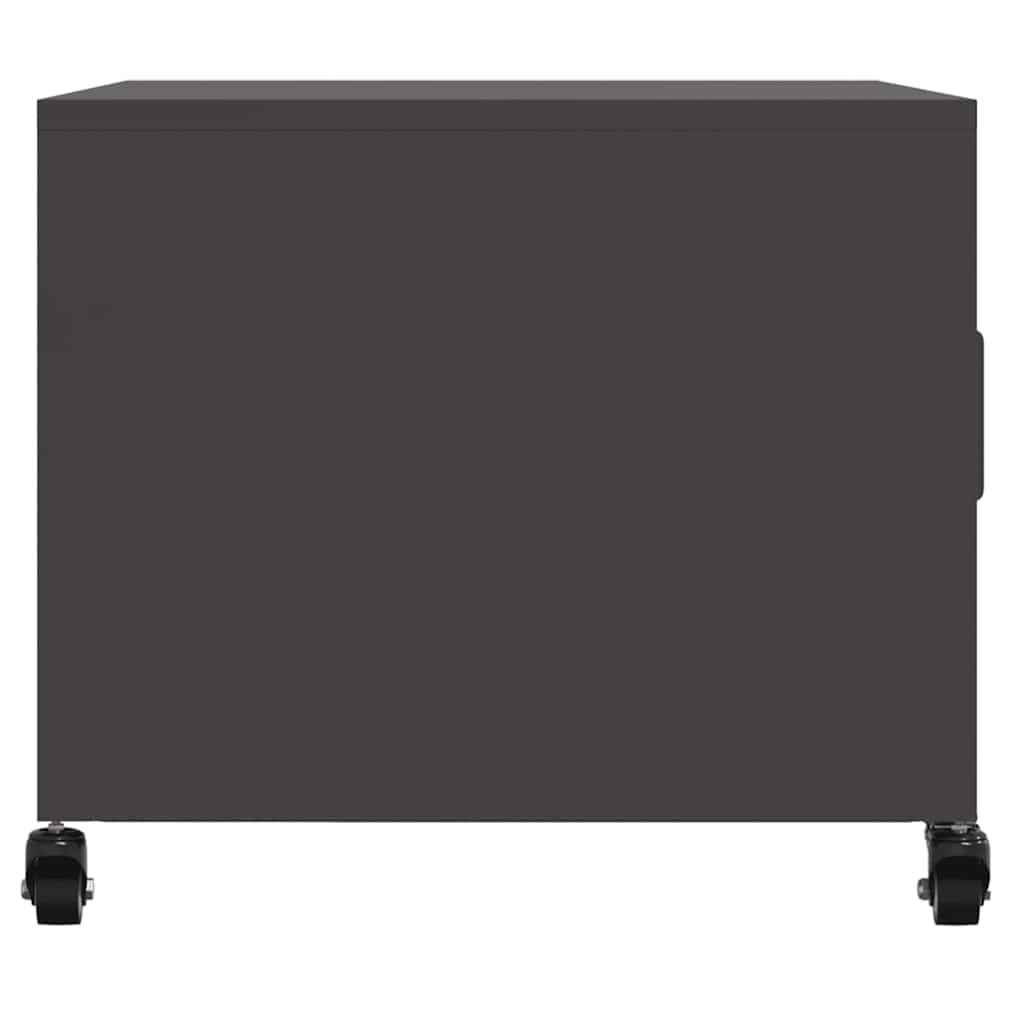 Stolić za kavu crni 68x50x43,5 cm od čelika