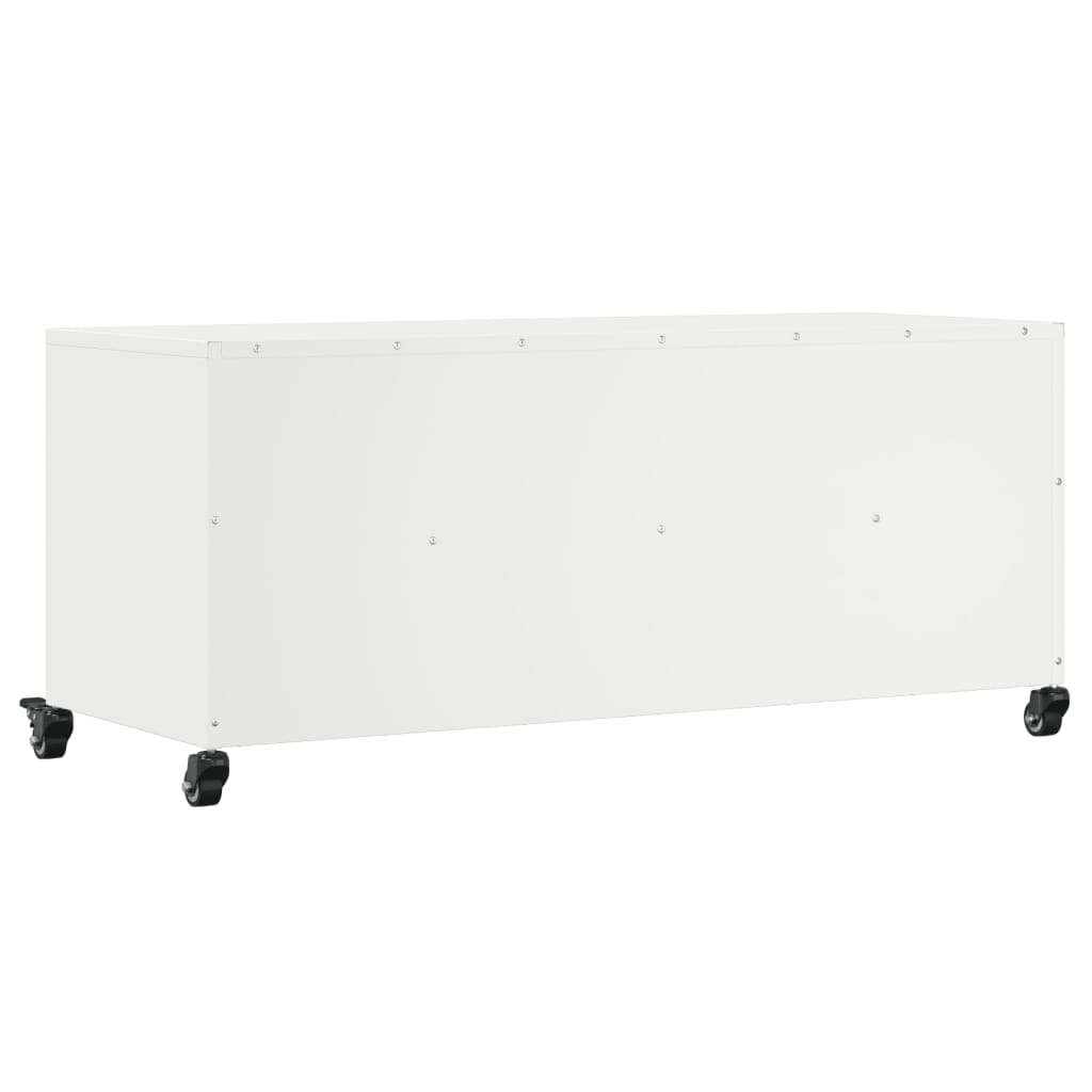 TV ormarić bijeli 100,5 x 39 x 43,5 cm čelik