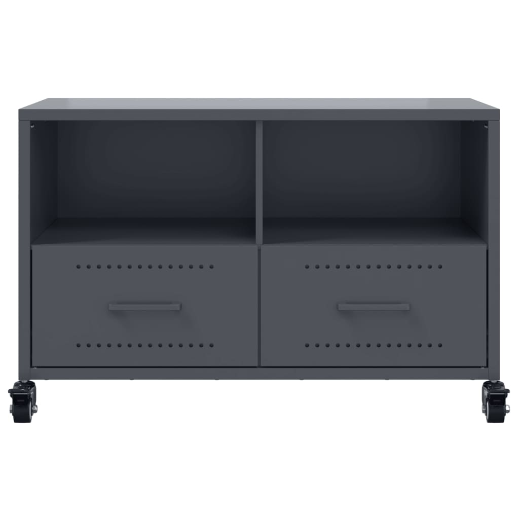 TV ormarić antracit 68x39x43,5 cm čelik Antracitno siva