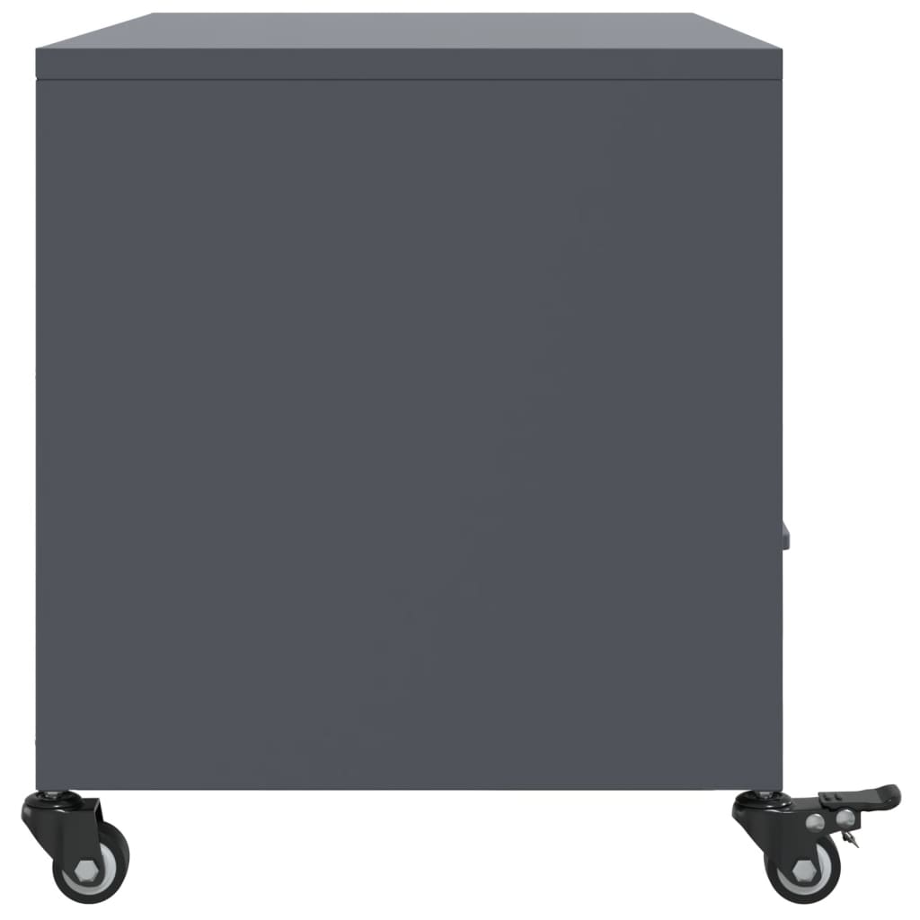 TV ormarić antracit 68x39x43,5 cm čelik Antracitno siva