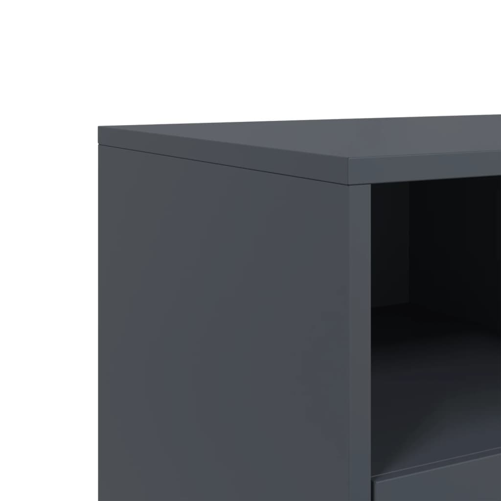 TV ormarić antracit 68x39x43,5 cm čelik Antracitno siva