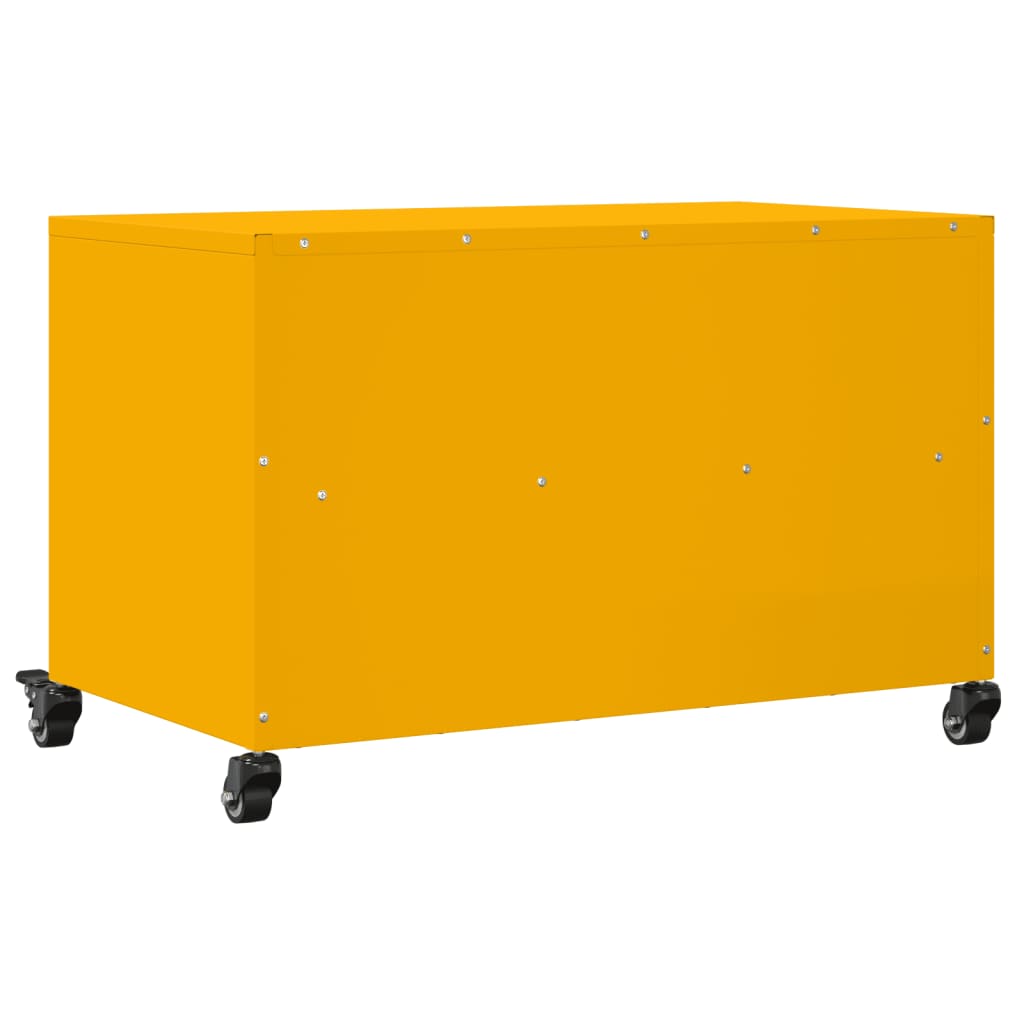 TV ormarić boja senfa 68x39x43,5 cm čelični