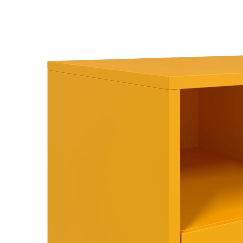 TV ormarić boja senfa 68x39x43,5 cm čelični
