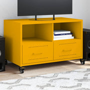 TV ormarić boja senfa 68x39x43,5 cm čelični