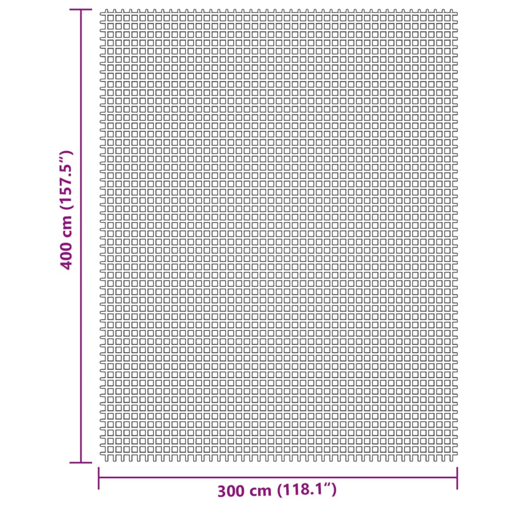 Tepih za šator krem 4x3 m