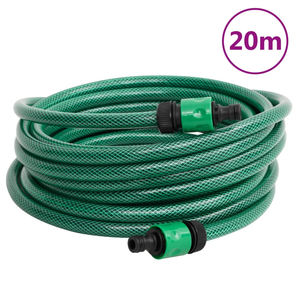 Samostojeći zeleni kolut za crijevo s 20 m PVC crijeva