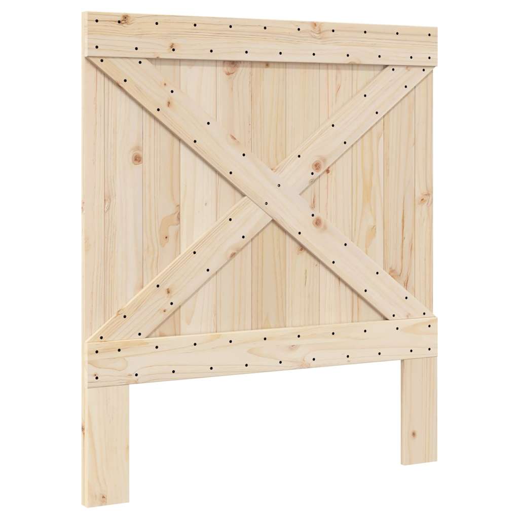 Okvir kreveta s uzglavljem 90 x 200 cm od masivne borovine