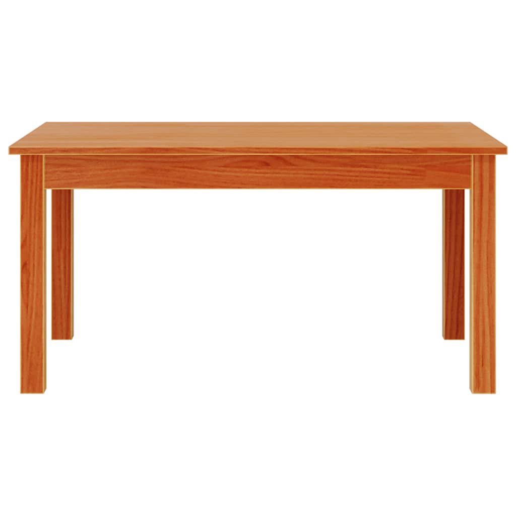 Stolić za kavu voštano smeđi 80x50x40 cm od masivne borovine