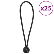 Užad za bungee s kuglicama 25 kom 21 x 0,5 cm