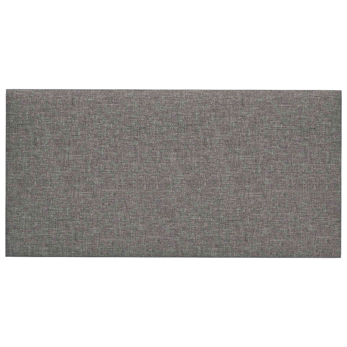 Zidna uzglavlja 12 pcs Svijetlo siva 30 x 15 cm tkanina
