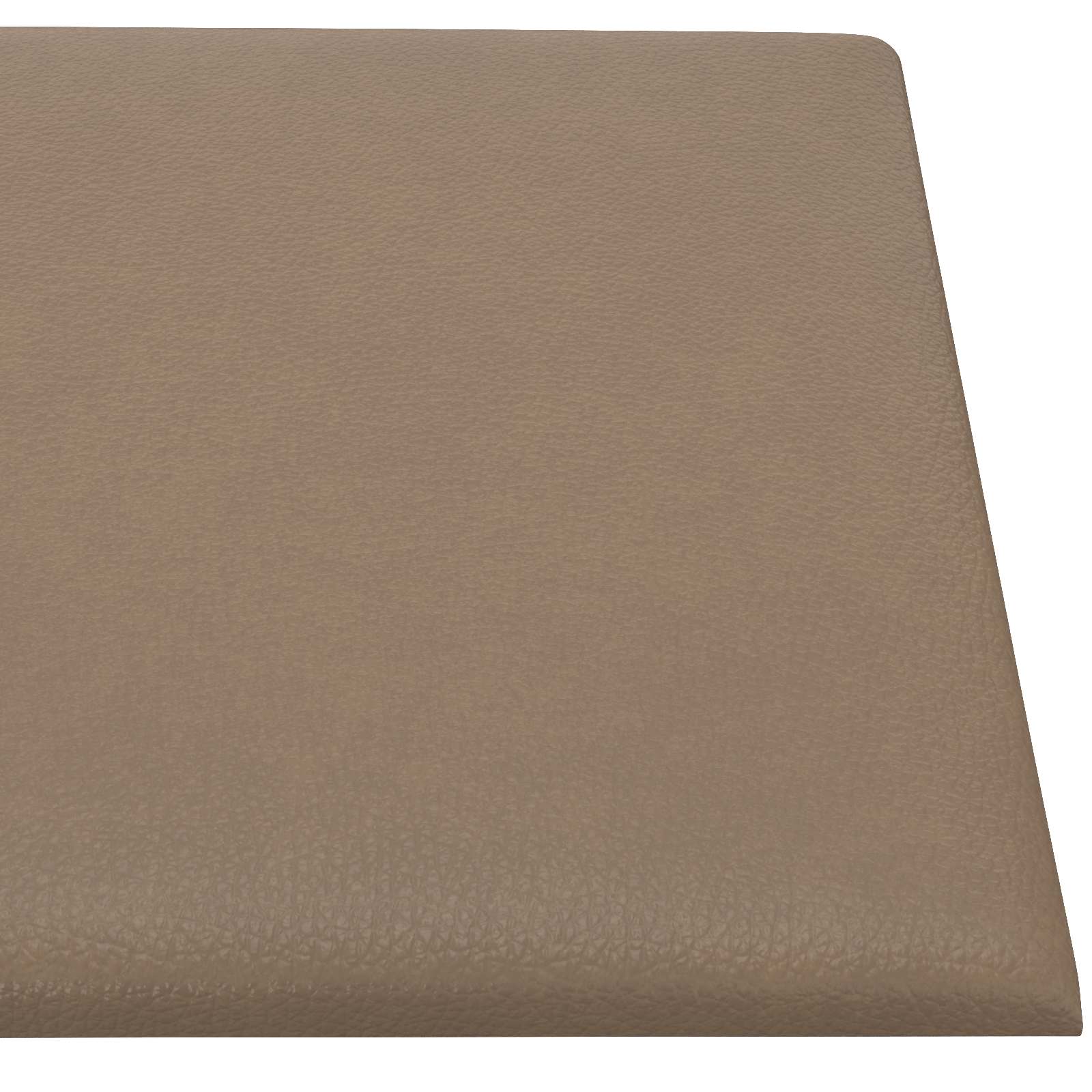 Zidna uzglavlja 12 pcs Boja cappuccina 30 x 15 cm tkanina