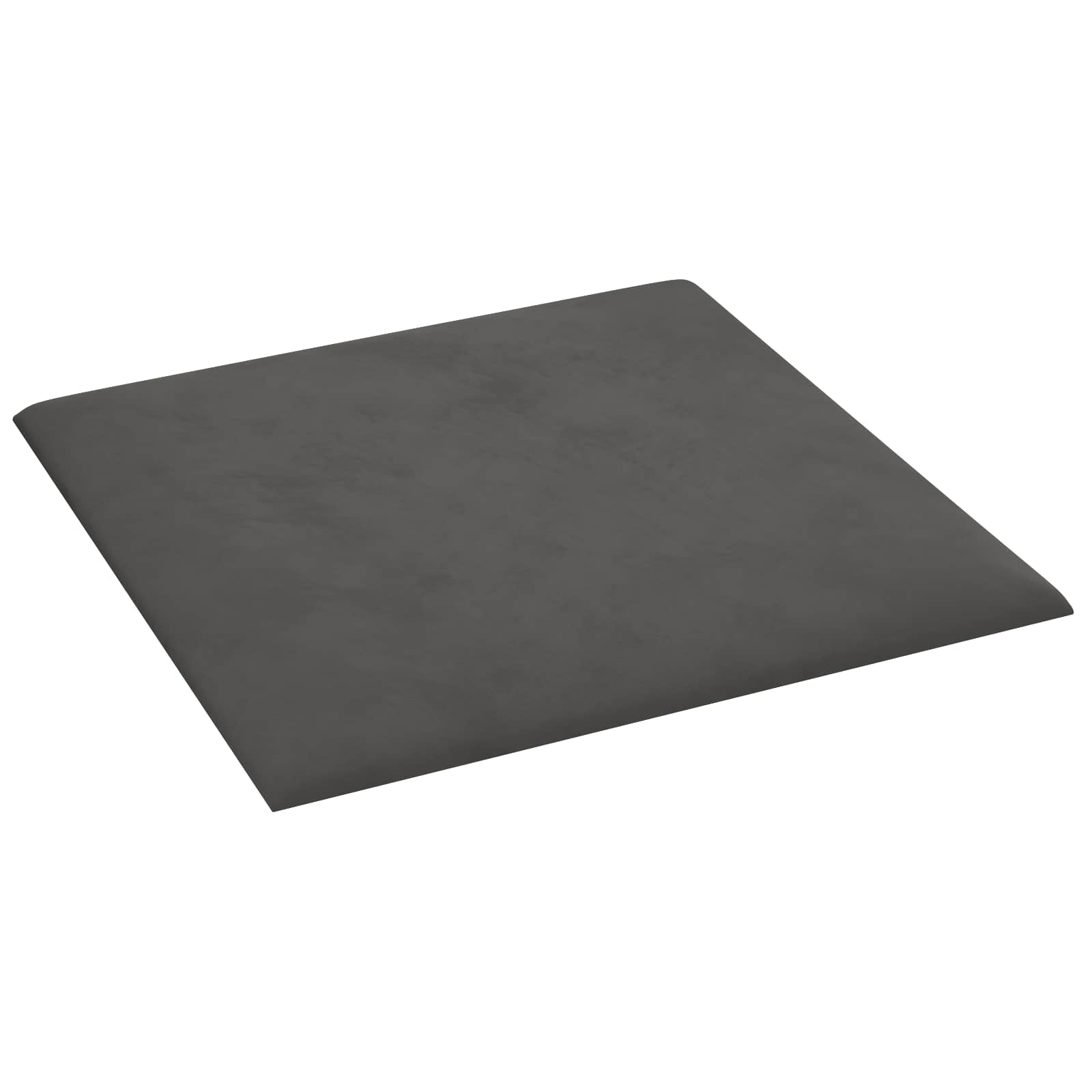 Zidna uzglavlja 12 pcs Tamnosiva Baršun