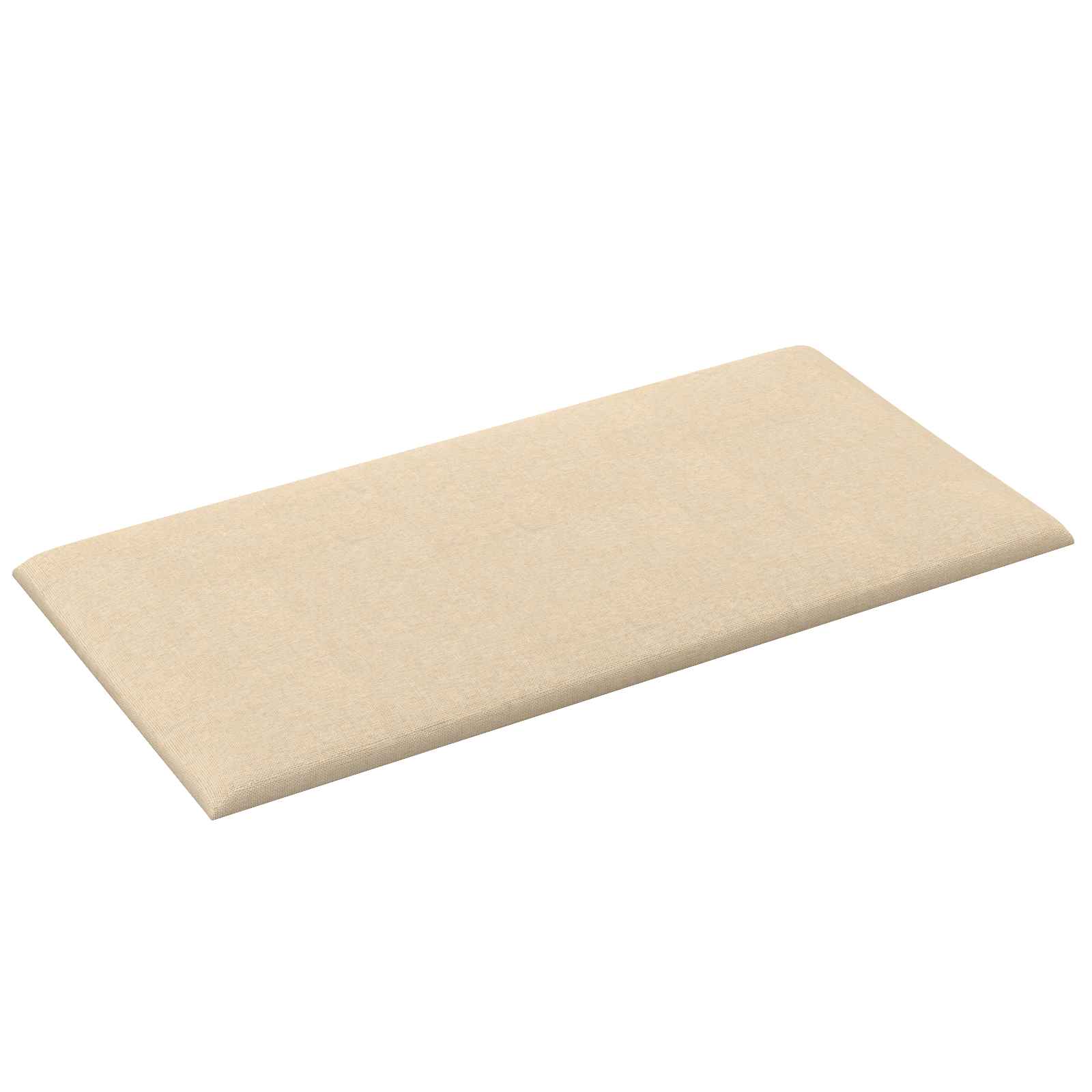 Zidna uzglavlja 12 pcs Krema 60 x 30 cm tkanina