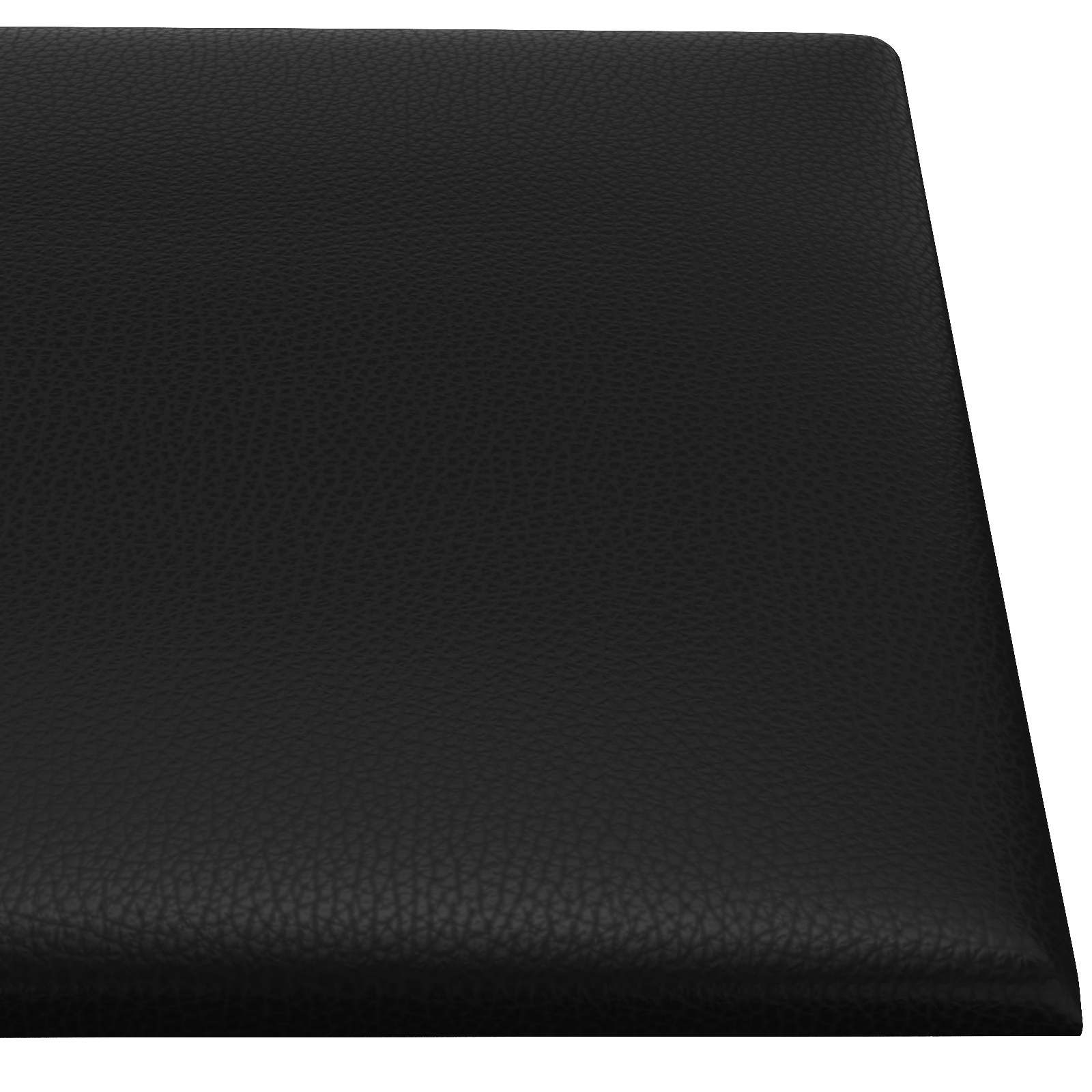 Zidna uzglavlja 12 pcs Crna 60 x 30 cm tkanina