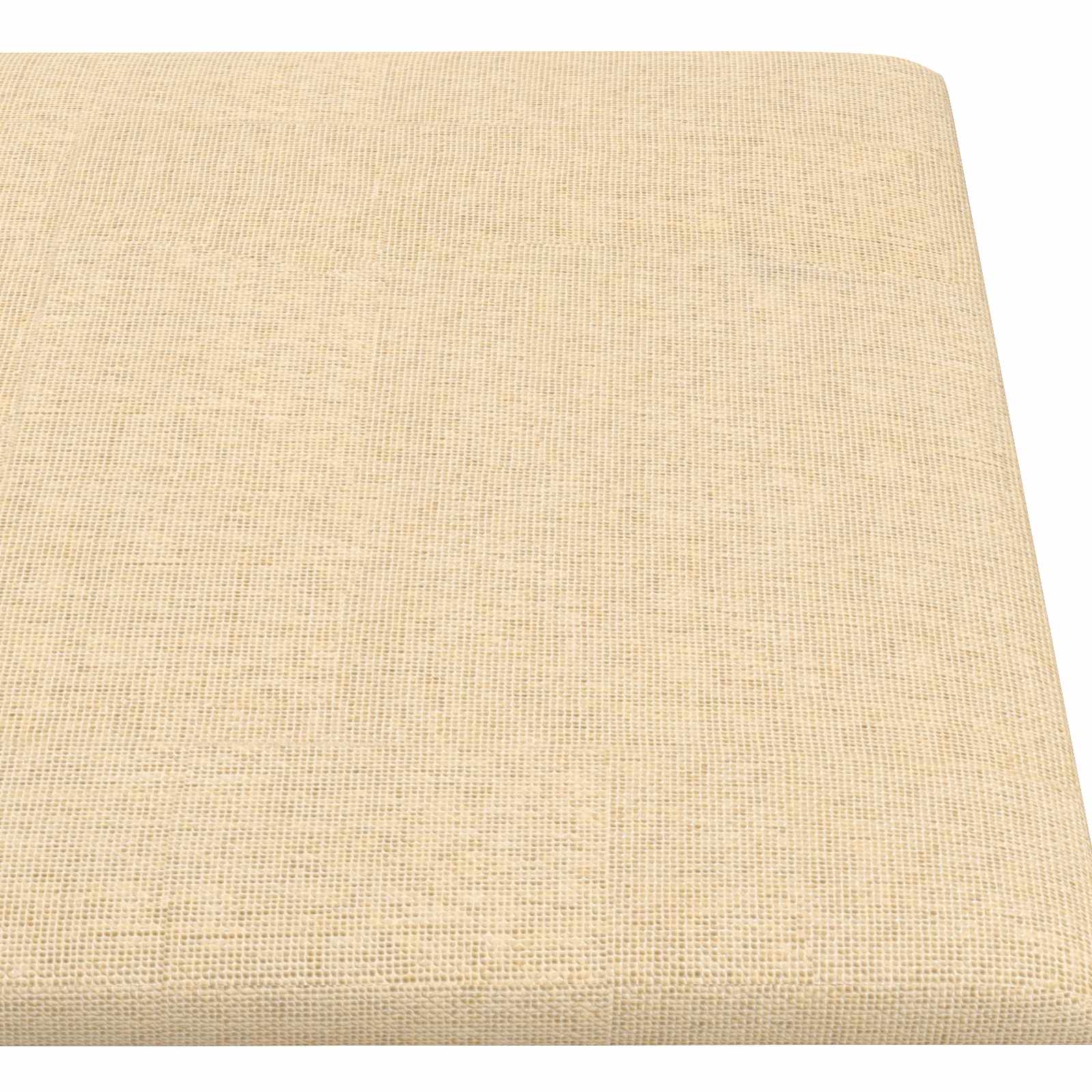 Zidna uzglavlja 12 pcs Krema 90 x 15 cm tkanina