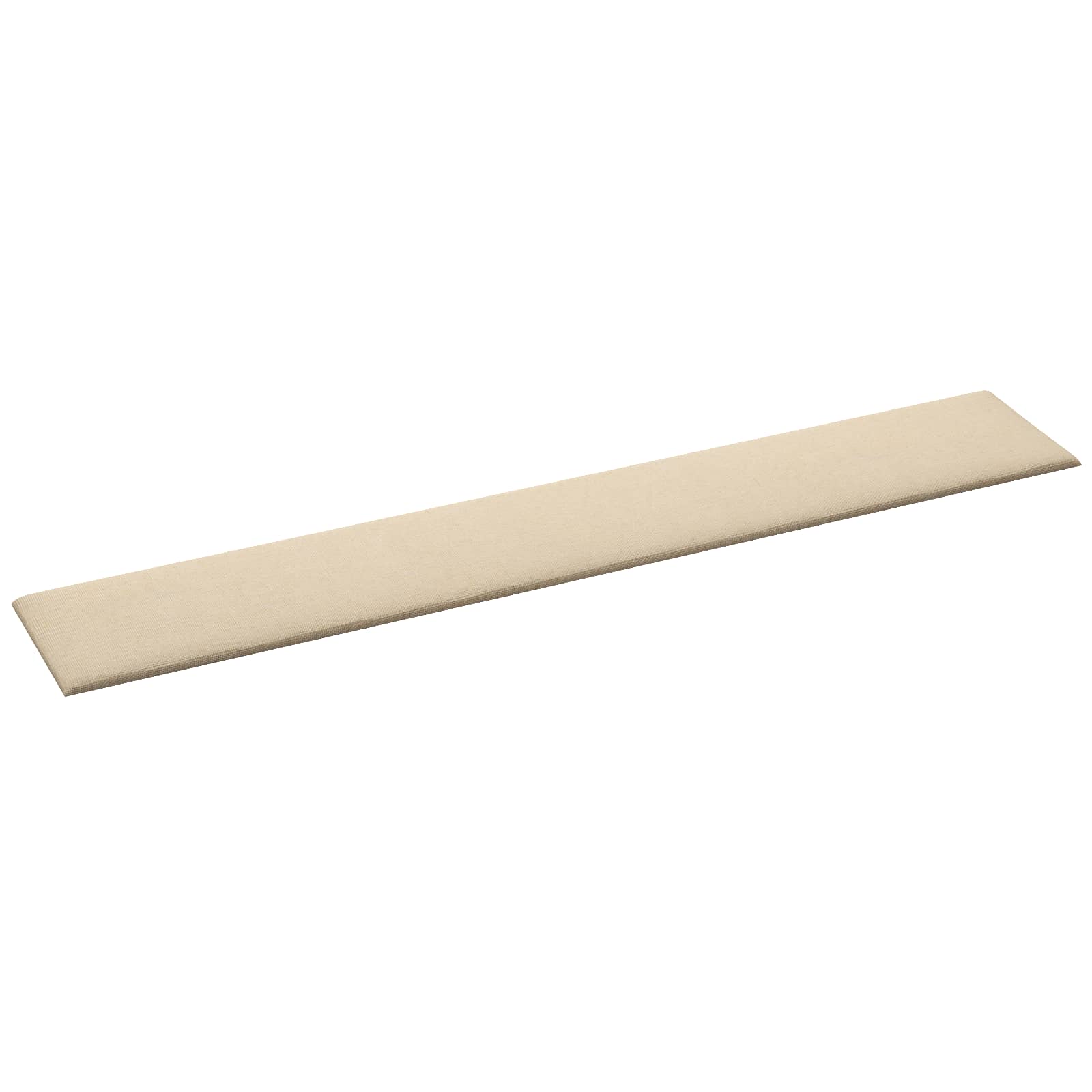 Zidna uzglavlja 12 pcs Krema 90 x 15 cm tkanina