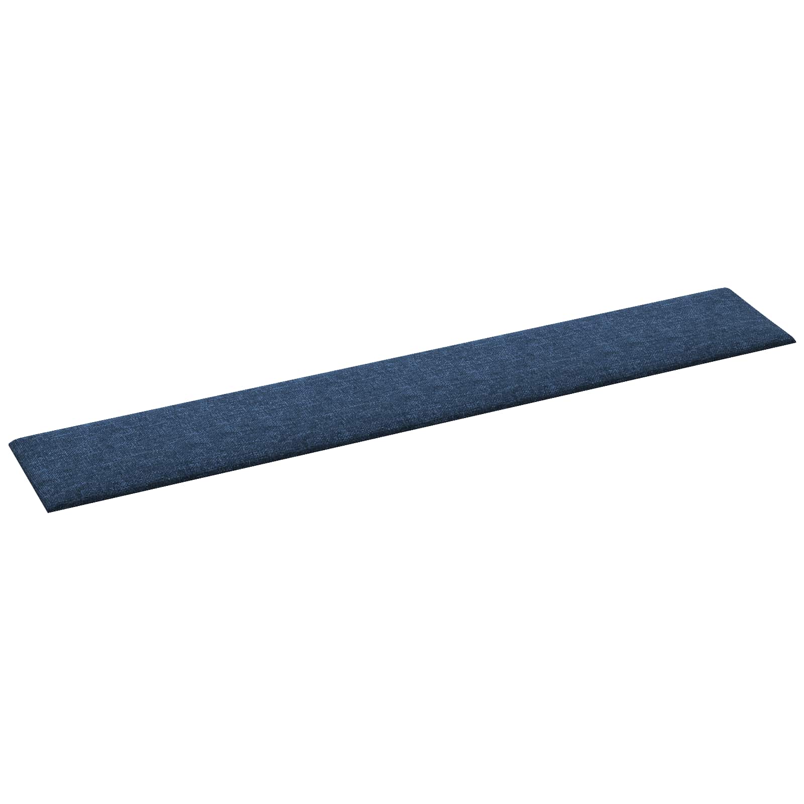Zidna uzglavlja 12 pcs Plava 90 x 15 cm tkanina