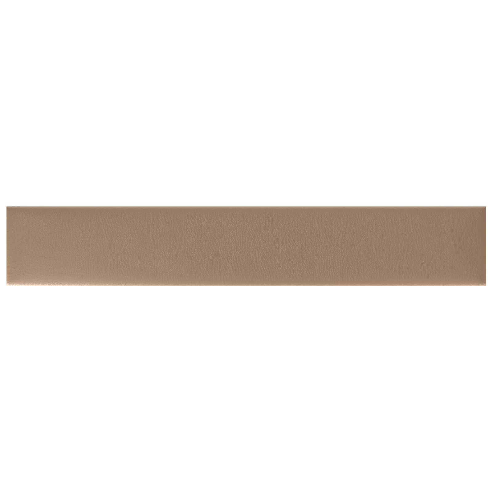 Zidna uzglavlja 12 pcs Boja cappuccina 90 x 15 cm tkanina