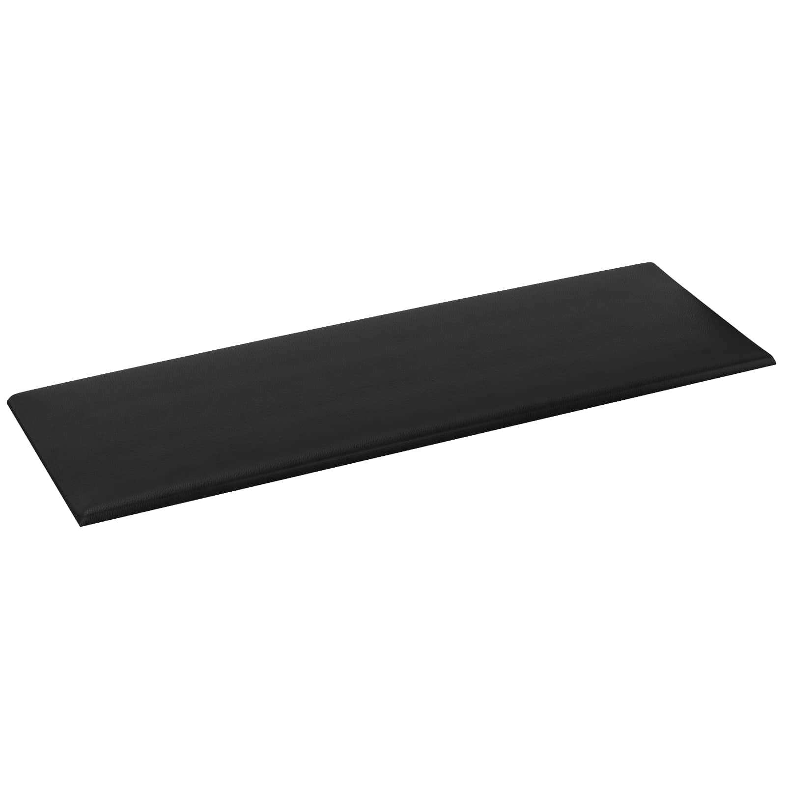Zidna uzglavlja 12 pcs Crna 90 x 30 cm tkanina