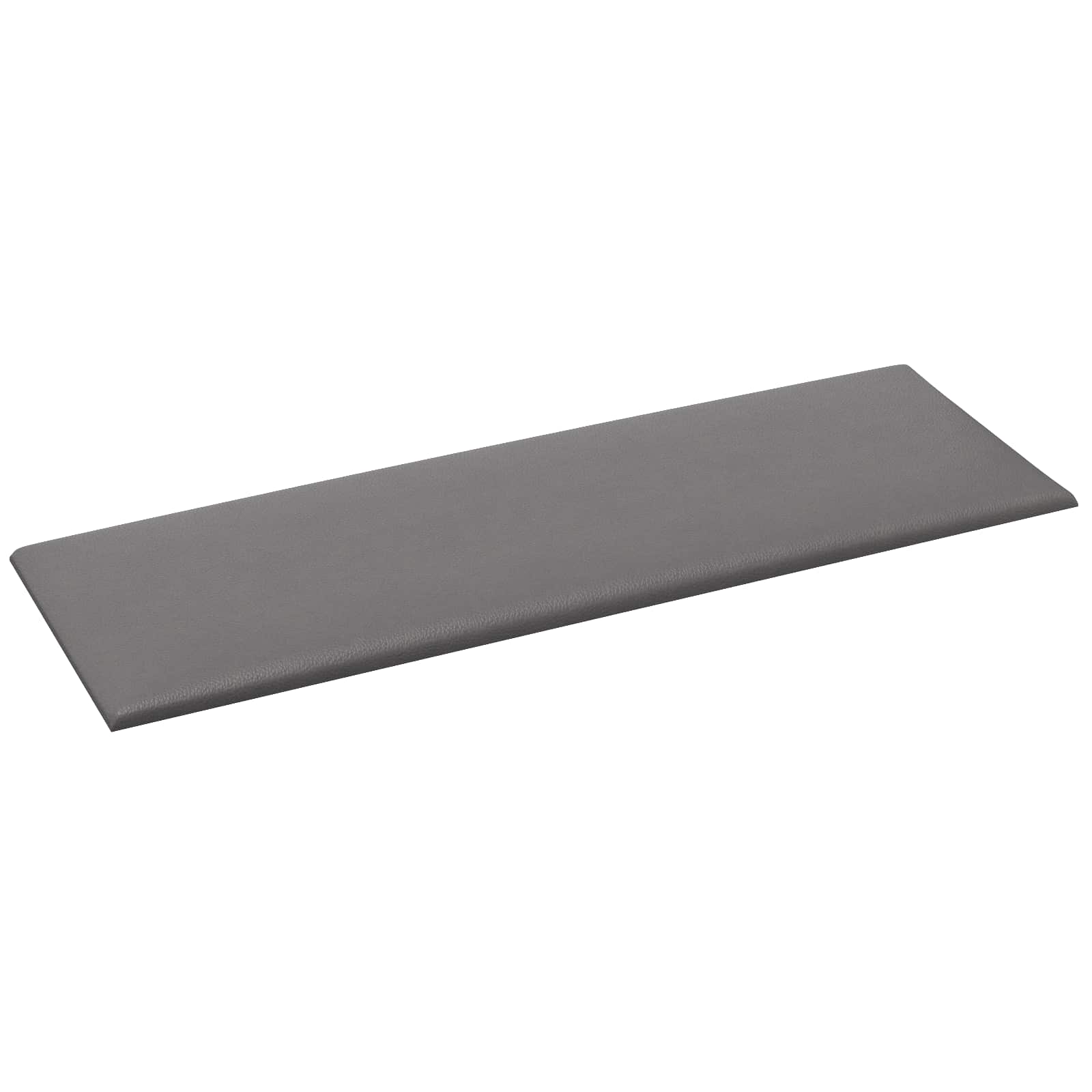 Zidna uzglavlja 12 pcs Sivi 90 x 30 cm tkanina