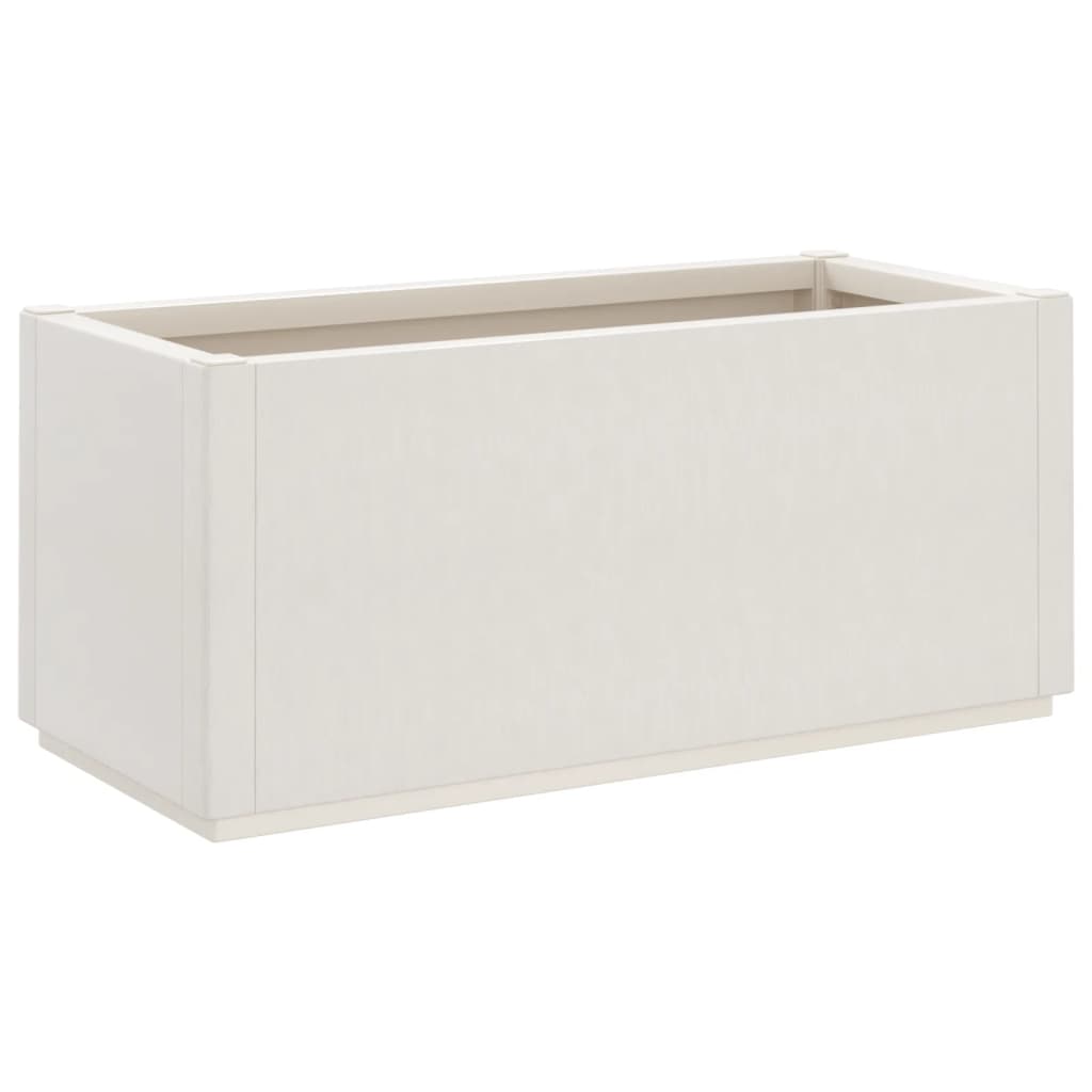 Vrtna sadilica bijela 80x36x35 cm PP