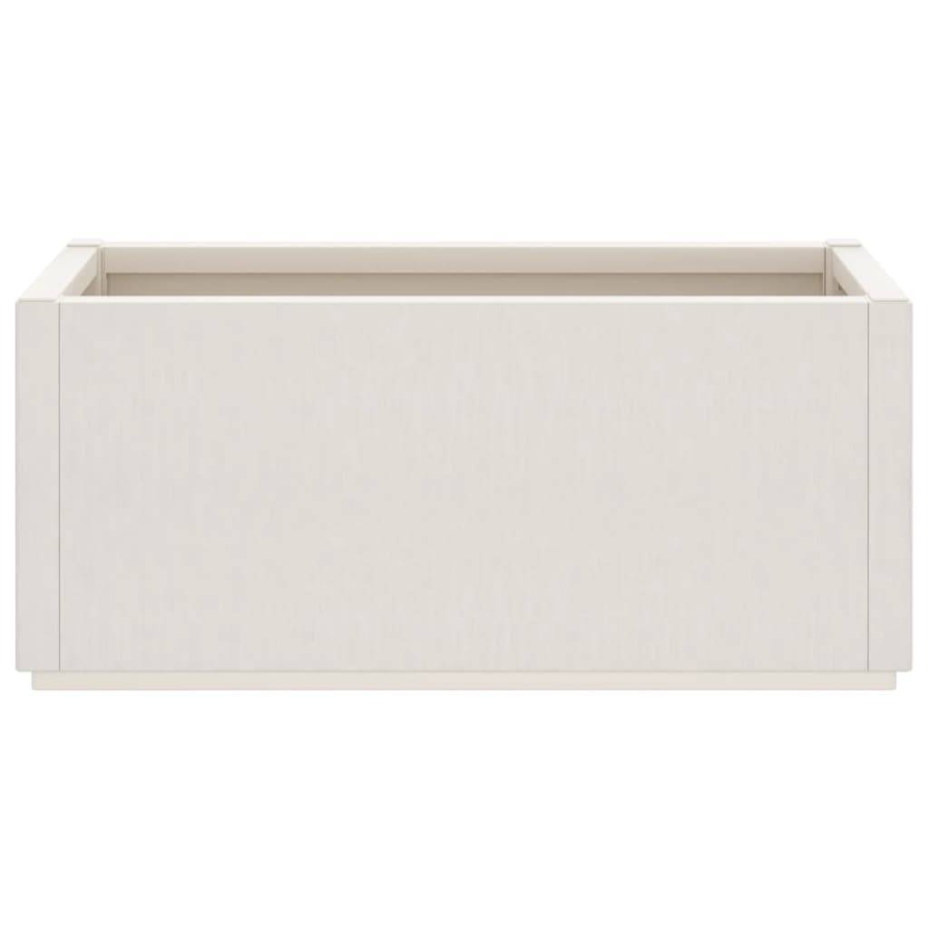 Vrtna sadilica bijela 80x36x35 cm PP
