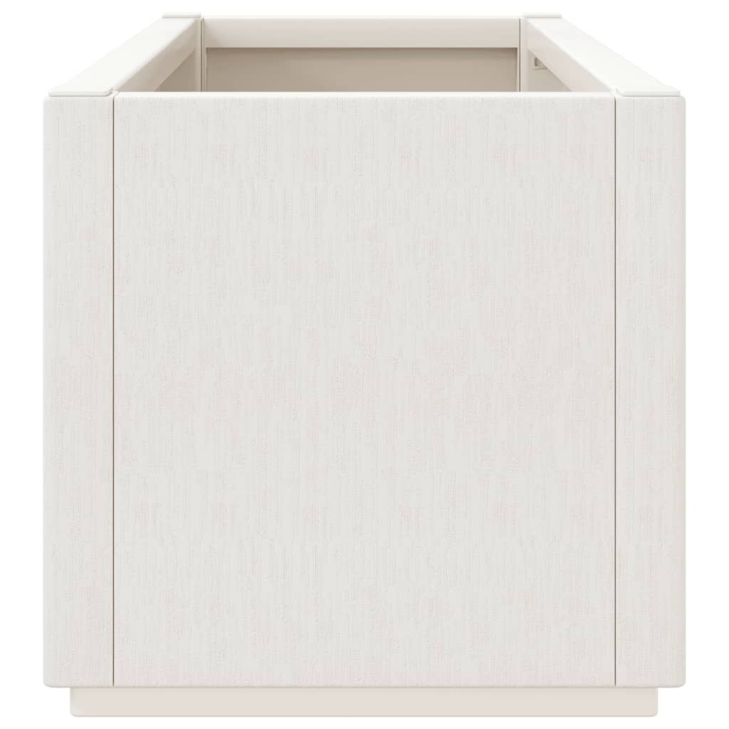 Vrtna sadilica bijela 80x36x35 cm PP