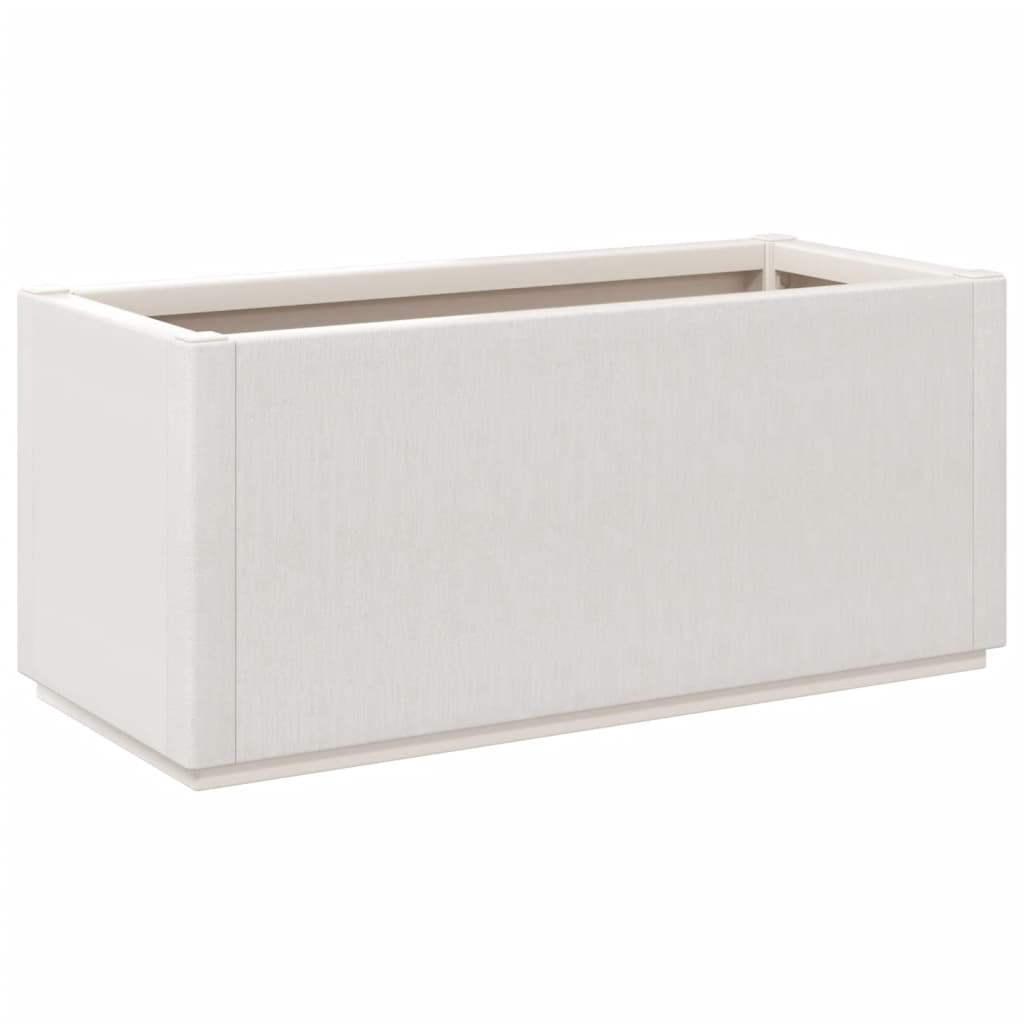 Vrtna sadilica bijela 80x36x35 cm PP
