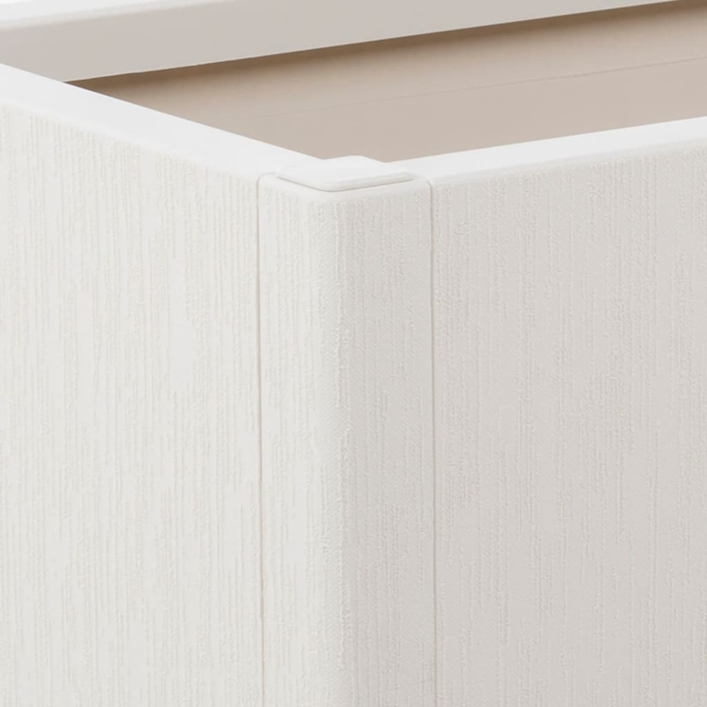 Vrtna sadilica bijela 80x36x35 cm PP