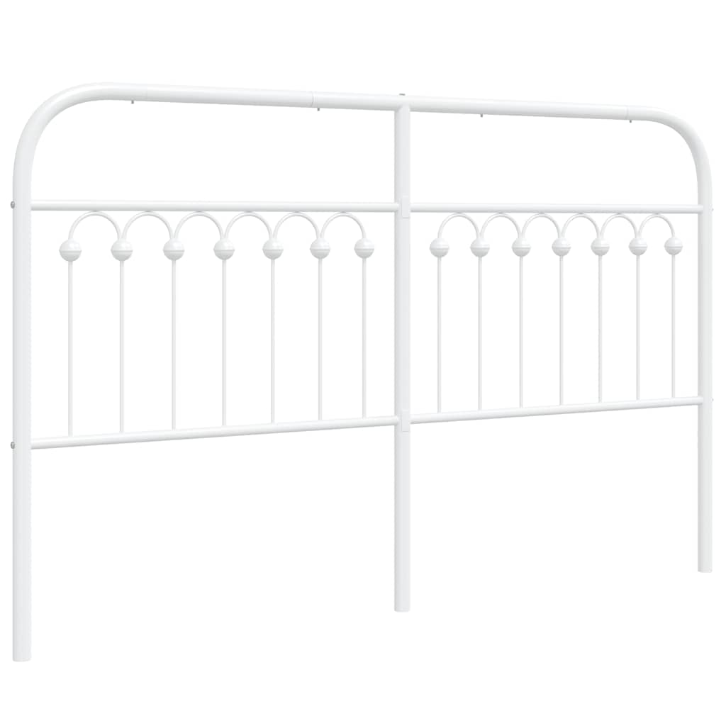 Metalno zamjensko uzglavlje bijelo 150 cm