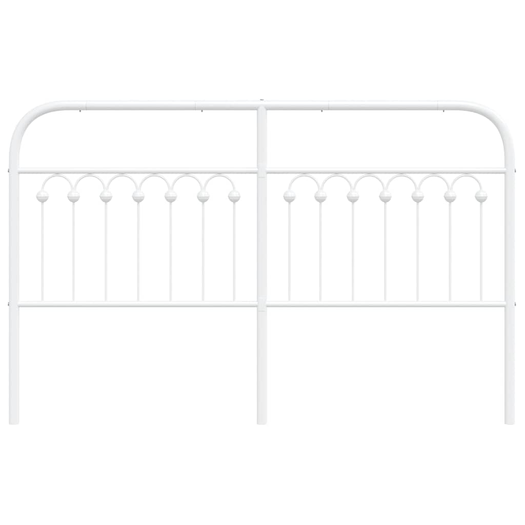 Metalno zamjensko uzglavlje bijelo 150 cm
