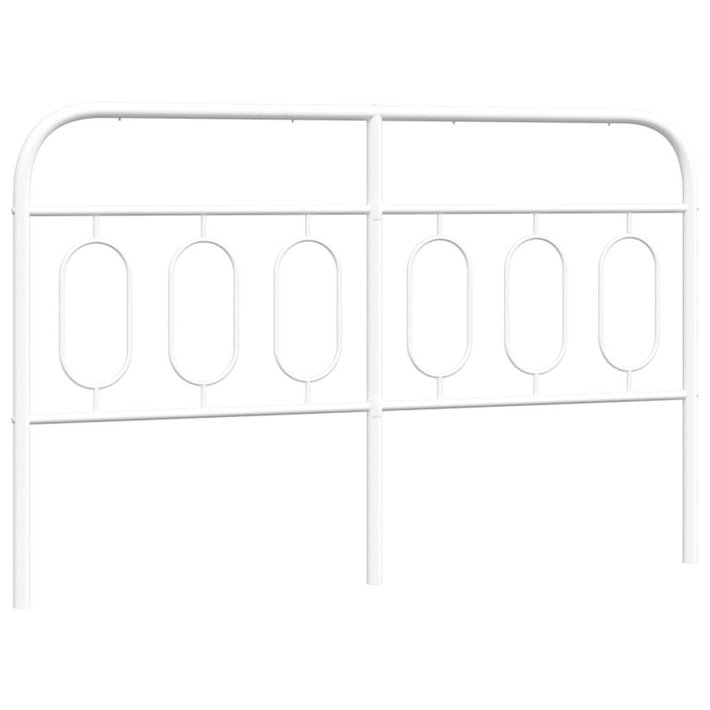 Metalno zamjensko uzglavlje bijelo 150 cm