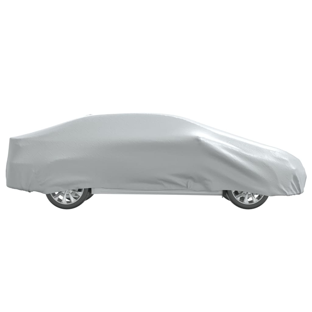 Automobilska navlaka za limuzinu s trakama s kopčom srebrna XXL