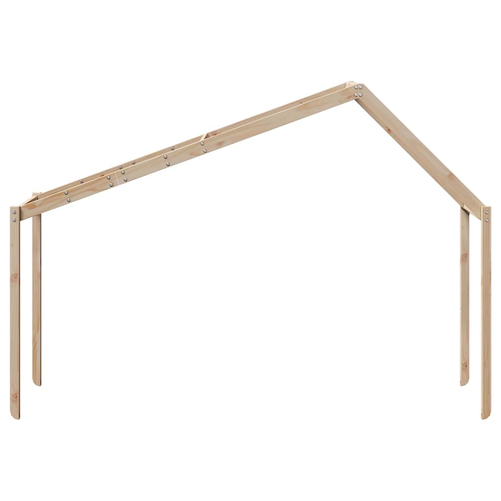 Krov za dječji krevet 203 x 80,5 x 142 cm od masivne borovine