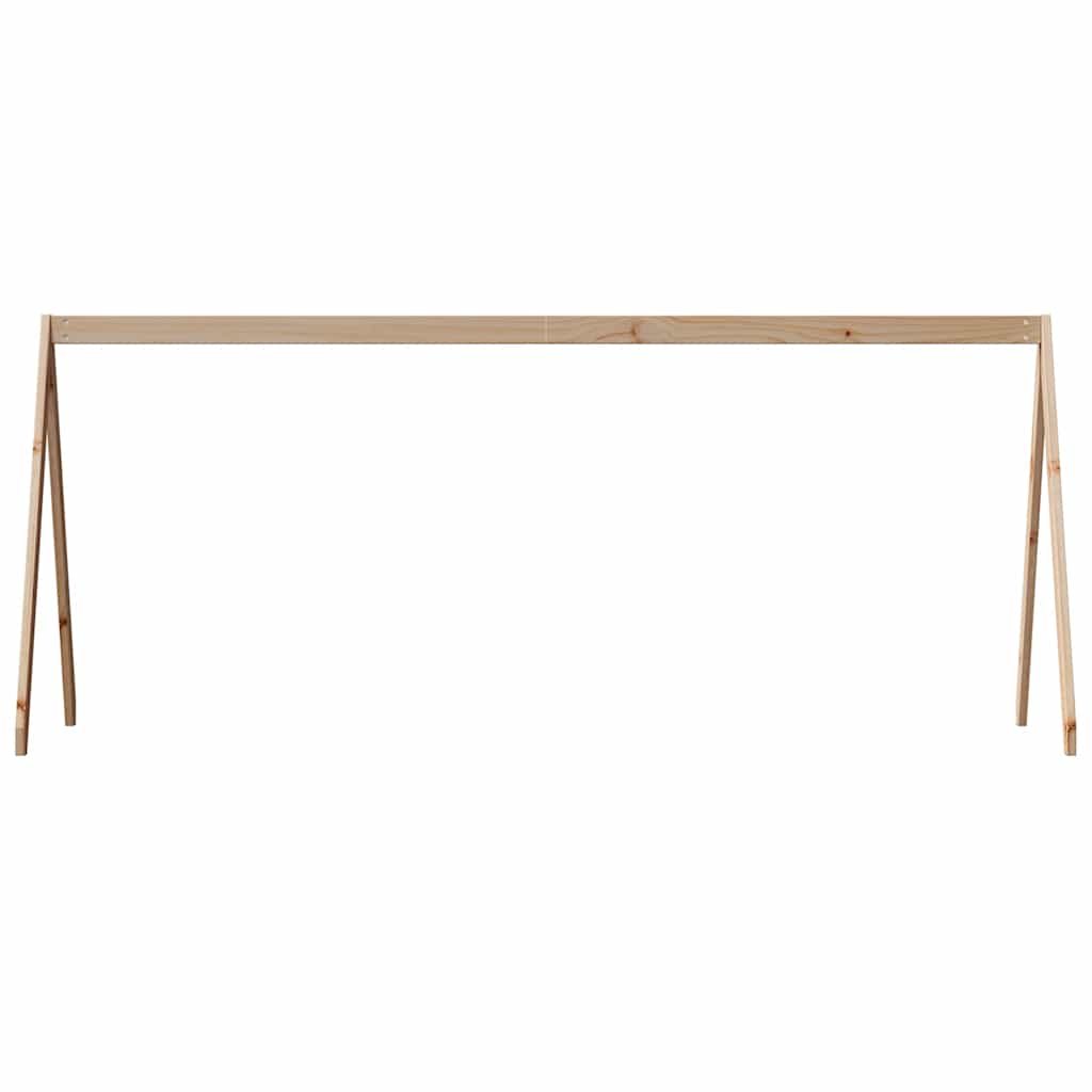 Krov za dječji krevet 199 x 80,5 x 88 cm od masivne borovine
