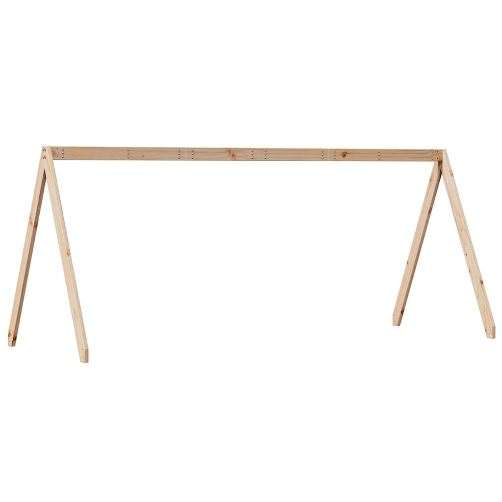 Krov za dječji krevet 199 x 80,5 x 88 cm od masivne borovine