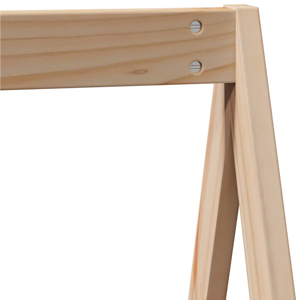 Krov za dječji krevet 199 x 80,5 x 88 cm od masivne borovine